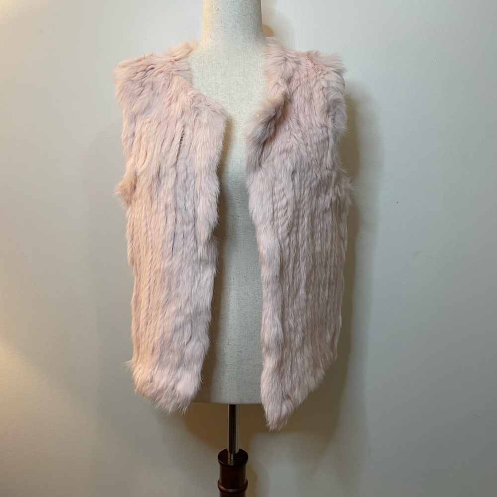 525 America Genuine Pink Fur Vest